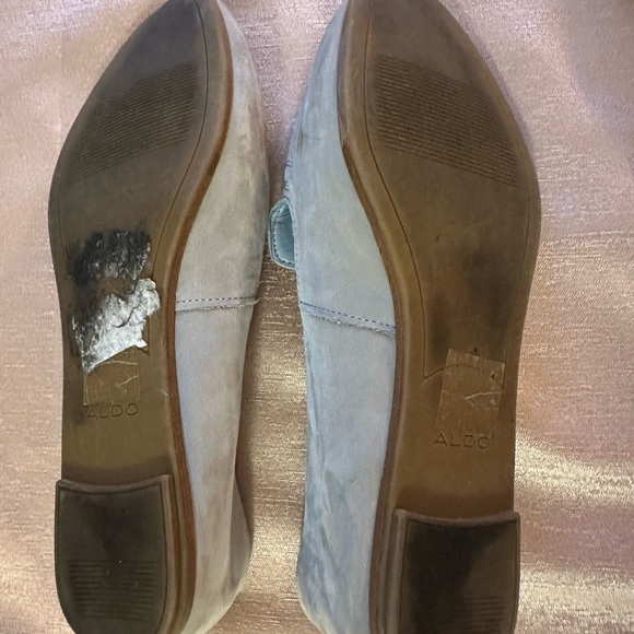 Aldo Suede Flats - Size 7, Light Grey - Picture 2 of 2